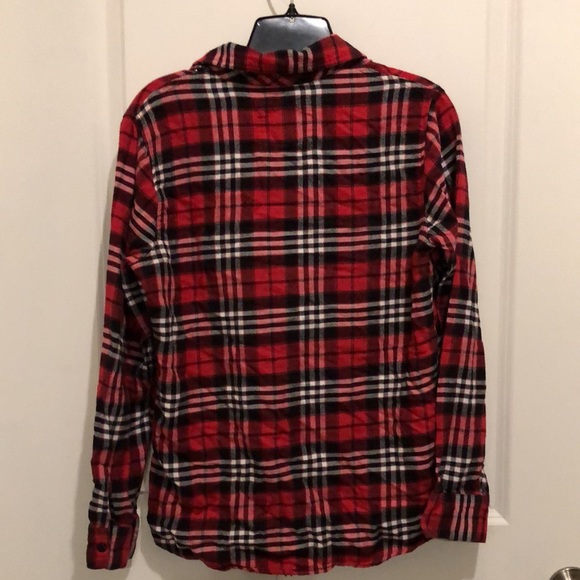 🌻3/$20 Girls Justice plaid button down with some bling size 18 - Picture 3 of 6